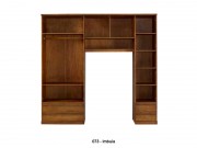 Quarto de Solteiro Modulado Woods Artes Industriais Conjugado Troncos 740 COM FRETE GRATIS